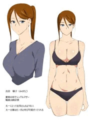 夏姫のママの設定イラスト