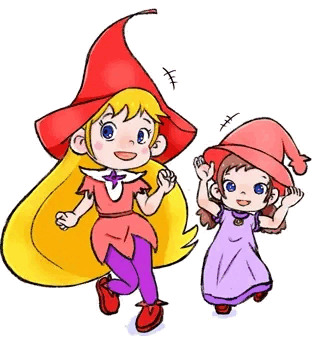 森の陽気な小人たちベルフィーとリルビットの女の子