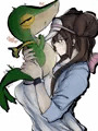 ポケモンとトレーナーは一緒に遊び一緒に冒険しお互いを信頼し合うことでともに成長していくんだよ🐕