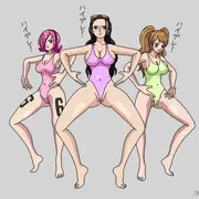ハイグレ三人娘