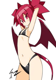 エトナさんらくがきビキニ