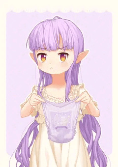キョウカちゃんおむつあやとり