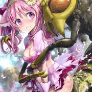 ライブ中に蜂に襲われるミルヒ…（Skebリク絵）