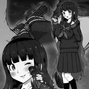 優しく性処理してくれるゆるふわ系セーラー女子高生に大量ぶっかけ