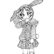 ウサミミパーカー子ちゃん。