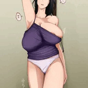 だらしない格好でうろつく母親