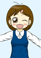 まん丸な目元