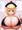 ルナサ黒ビキニ着衣パイ