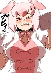 ブタみたいなくしゃみをするブタ