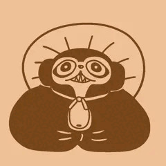 アブストラクトたぬき