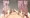 灯花&ねむの乳首舐め手コキ