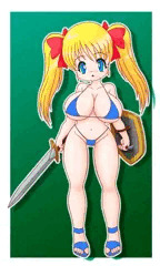 ロリ巨乳ビキニアーマー