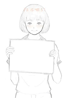 【ラフ】○学5年生のフリップ芸
