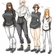 キャラ体型考