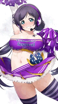 東條希さんのチアガールver