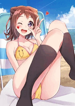 水着ハイソックス香澄