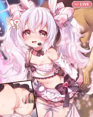 【差分4枚】ステージから逃げられないラフィーちゃん、、、🎤💖