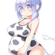 牛柄スク水