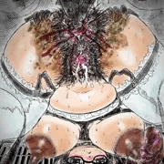 豊満爆乳剛毛少女メイドを処刑