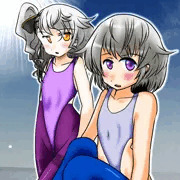 テア艦長とタマちゃん　カラー差分