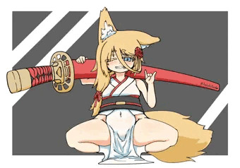 ドスケベ和装きつね