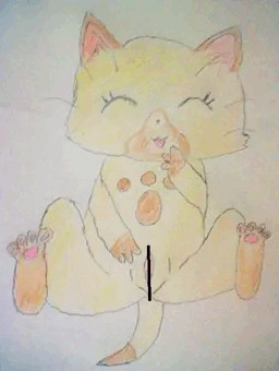 アナログ過去絵44　アイルー