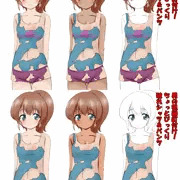 やぶれ柄シャツ＆パンツ