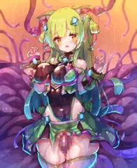 緑系魔法少女