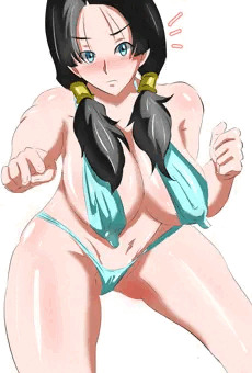 ビーデルちゃんにきわどい水着☆
