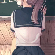 お尻出して誘ってる娘