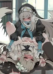 [skeb]ナギサvsサクラコ
