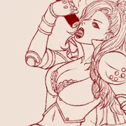 メタルマックス ゼノ から恵方巻を食す女ソルジャーのマリア