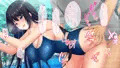 スク水を着た彼女を後ろから♡