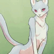 細身なねこけもさん