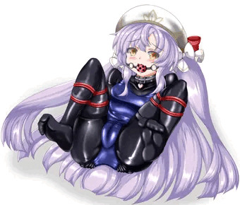 ラバースーツ×スク水ヘナちゃん