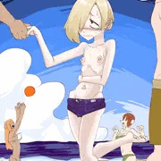 男水着チャレンジ