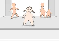かわいい女の子たち３　(練習パラパラ)