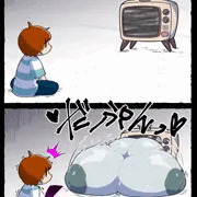 落書き】クソデカ乳幽霊NL