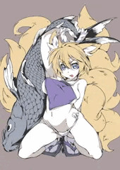 腹掛け＋ふんどし藍（ゝω・）v-☆