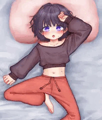 疲れて寝ている女の子