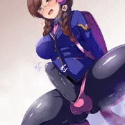 ふたなり排泄オナニー