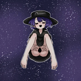 ブラックホール擬人化オリキャラがホールの中を見せてくれた図