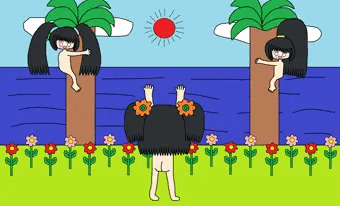 木登り姉妹