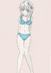 昔描いた、小猫ちゃんが、出てきた。