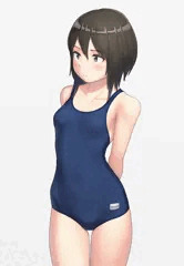 スクール水着とスパッツ