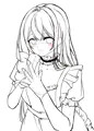 恥ずかしがるメイドさん
