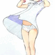眼鏡ワンピース少女