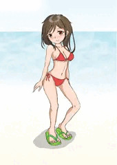 夏・海・ビキニ　