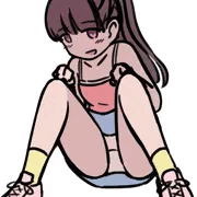 【今日のラフ】動きやすい服装の娘