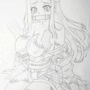 遊郭にて奉仕させられる禰豆子は、